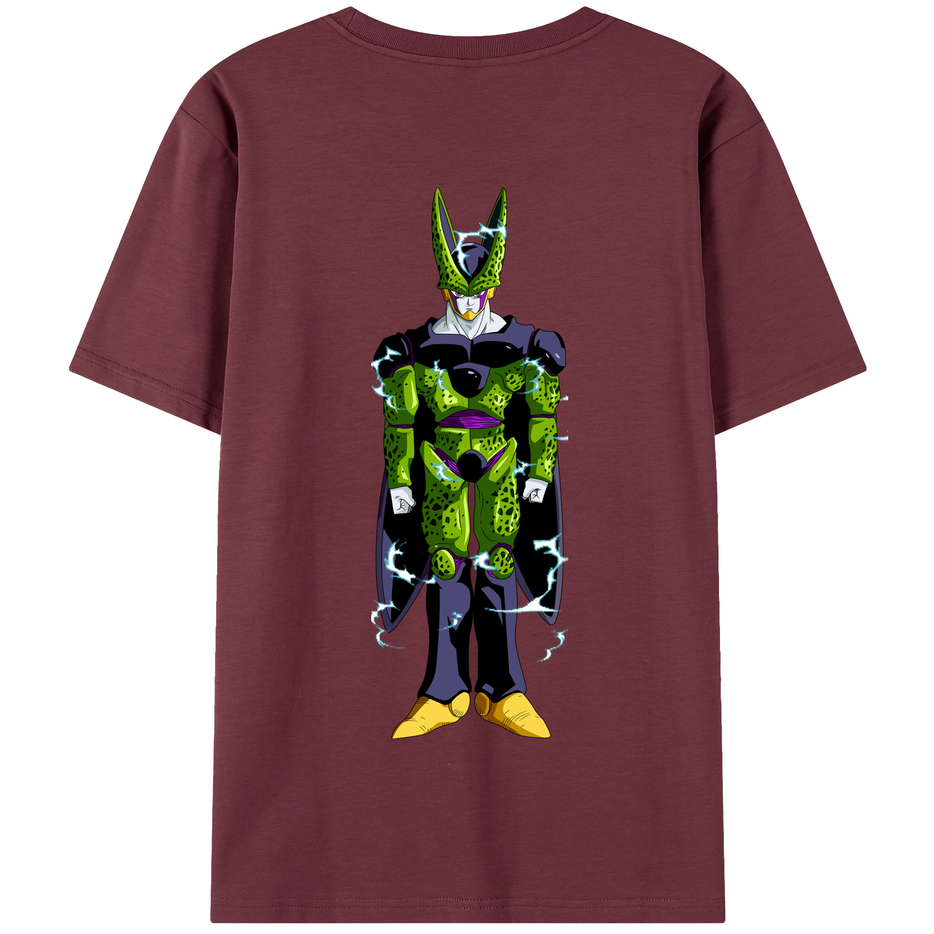 （画像用） ドラゴンボール セル DRAGON BALL Cell 綿100％半袖Tシャツ（背面プリント）